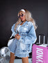 F3440 Light Blue Denim Jacket